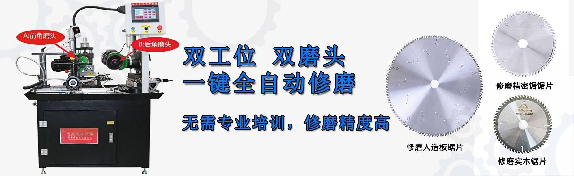 双磨头全自动合金锯片磨齿机